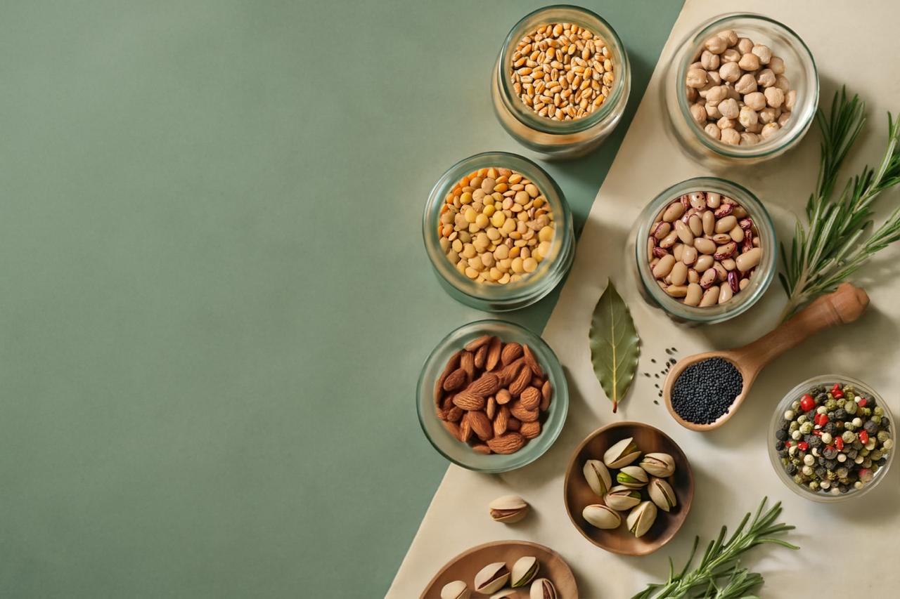 Wholesome natural pantry products
